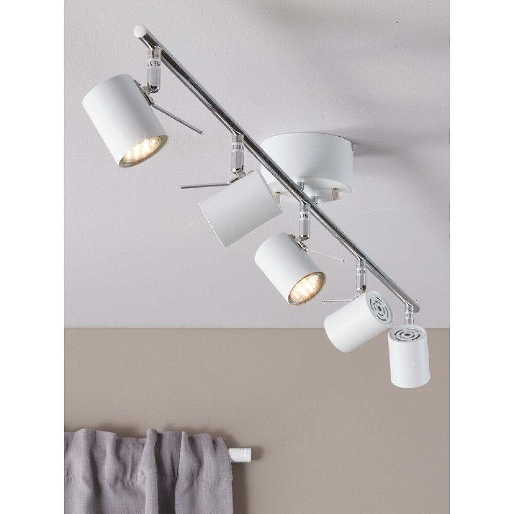 Kastarar 5xGU10 Hyssna 116 cm