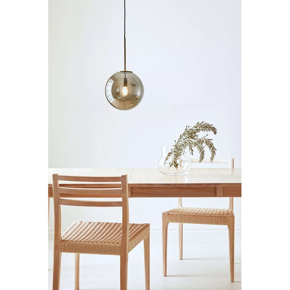 Loftljós Dione Markslöjd Reyklitað/antik messing