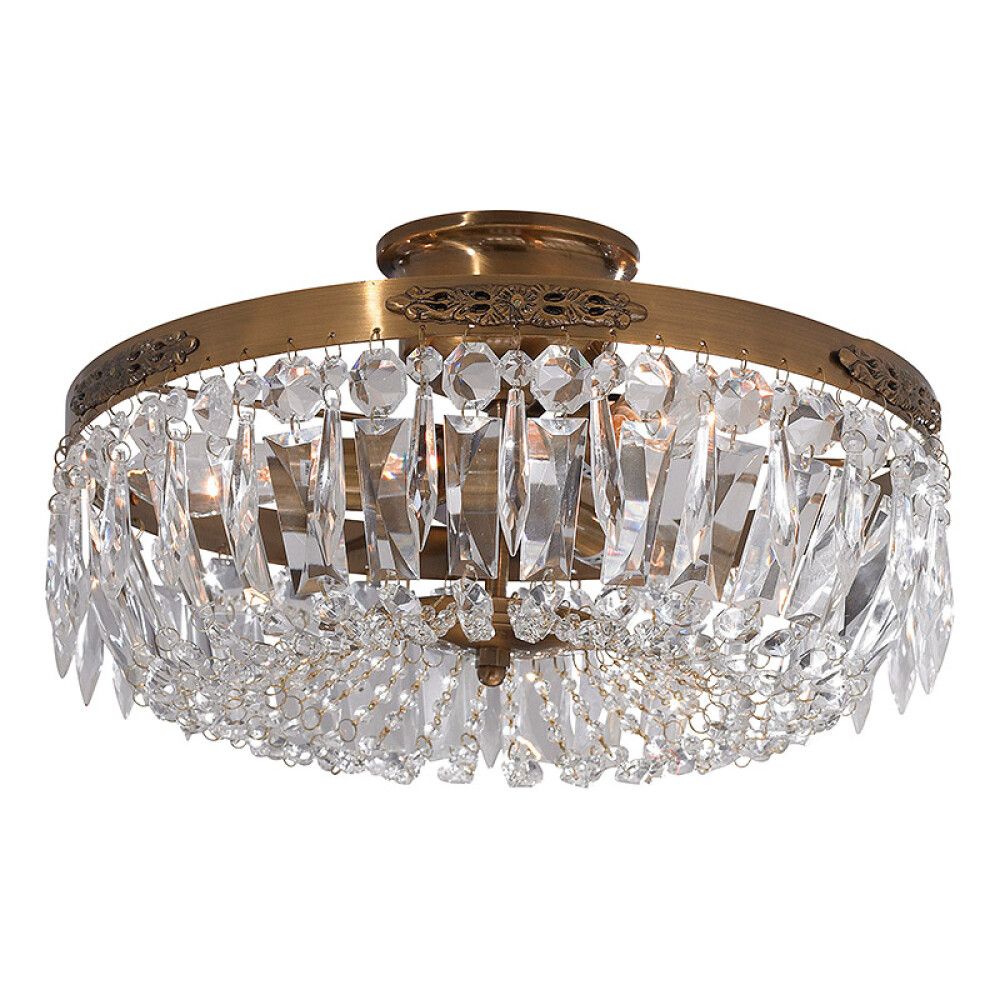 Loftljós E14 Strömsholm antík Ø36 cm