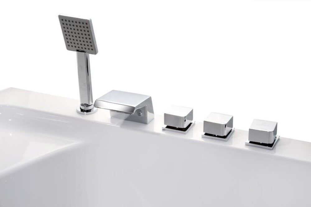 Nuddbaðkar Uppland 140x140x58 cm Skärgård