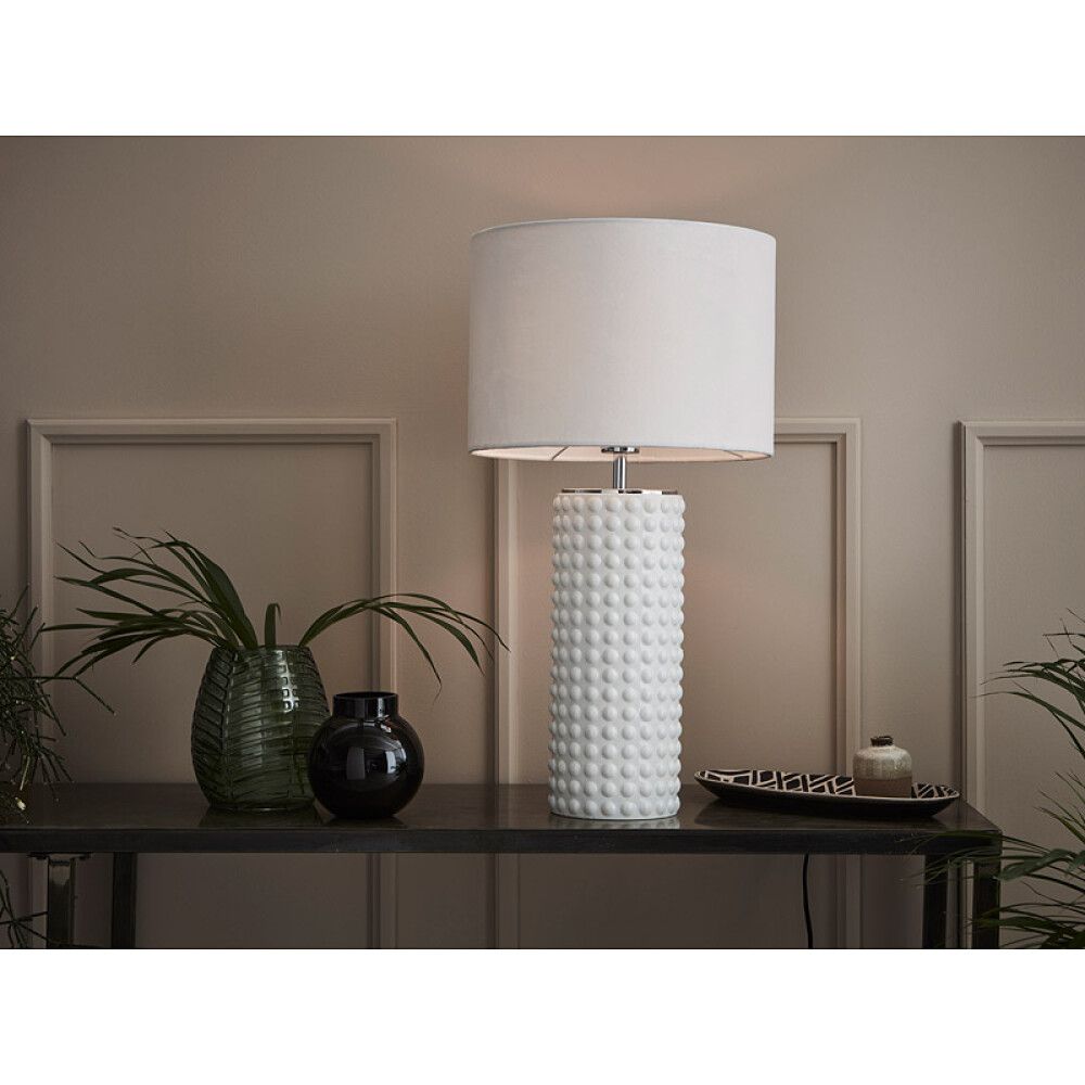 Borðlampi E27 Proud 65 cm hvítur