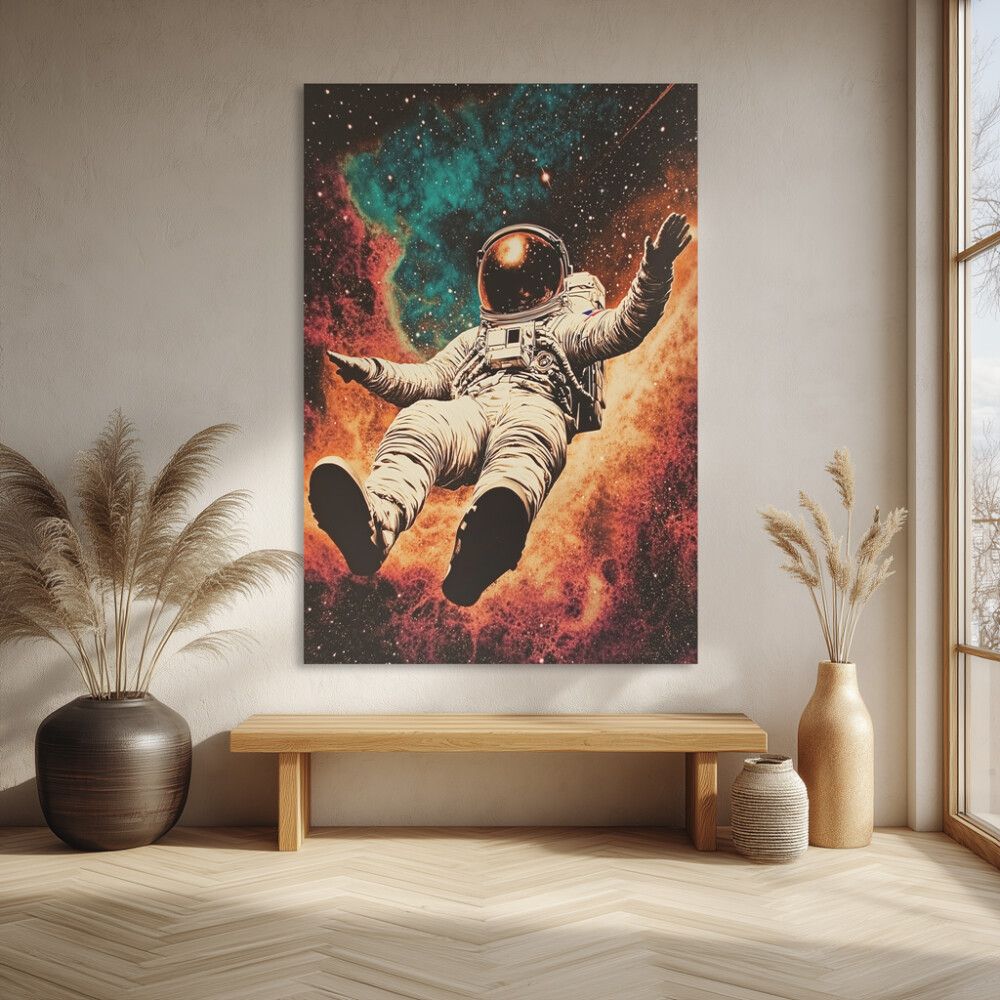 Hljóðvistarmynd geimfari 2 1220x1800x20 mm InEx