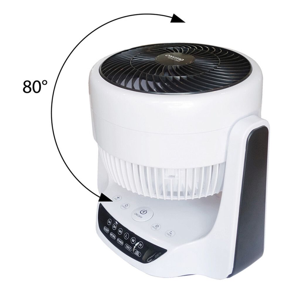 Borðvifta Ø22 cm með fjarstýringu Termo hvít