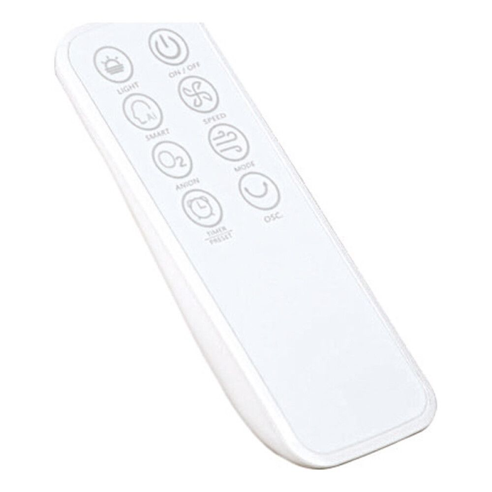 Turnvifta 100 cm með fjarstýringu Proklima Bucco silfurlituð