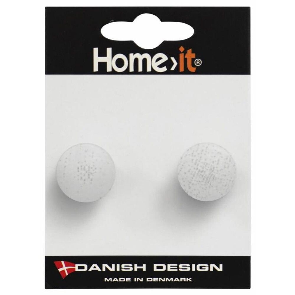 Snagi 2 stk Ø25 mm hvít eik 