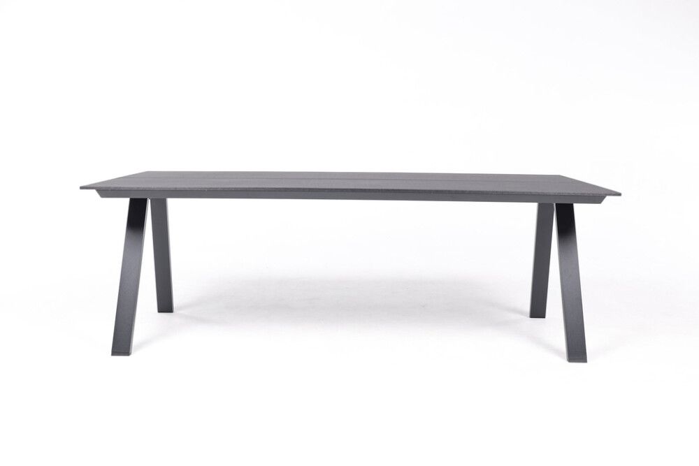 Garðborð Cathrine 220x100cm grátt