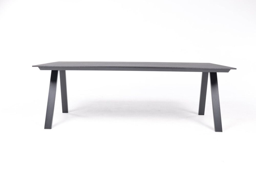 Garðborð Cathrine 220x100cm grátt