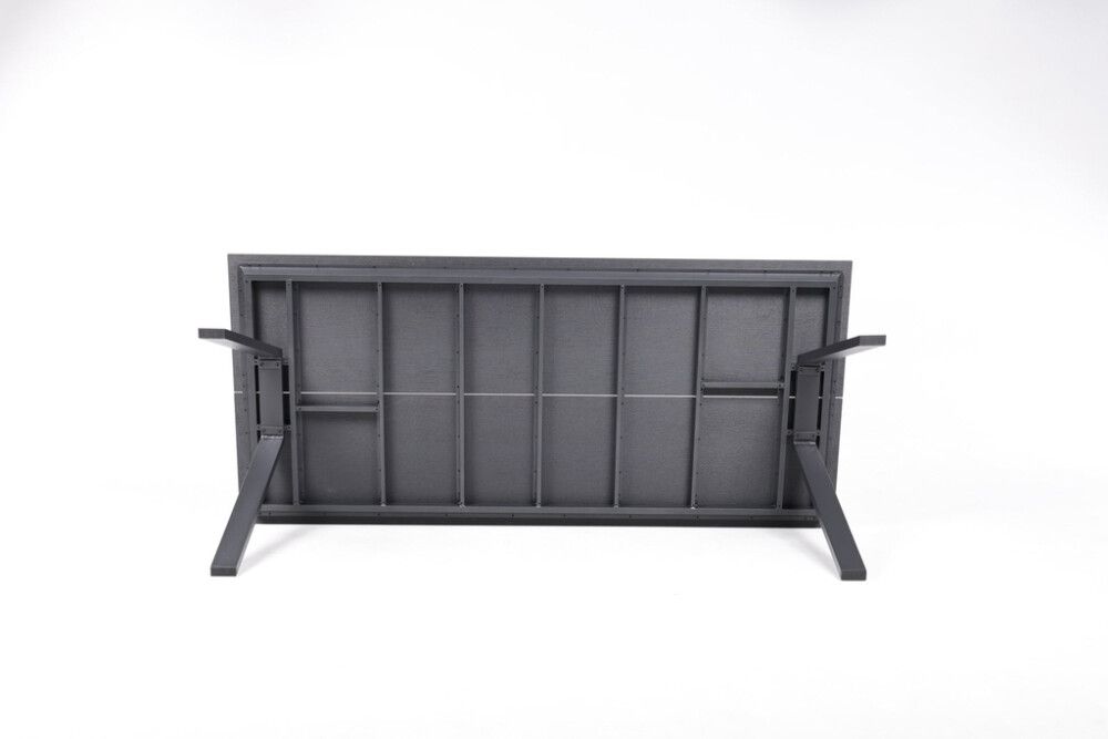 Garðborð Cathrine 220x100cm grátt