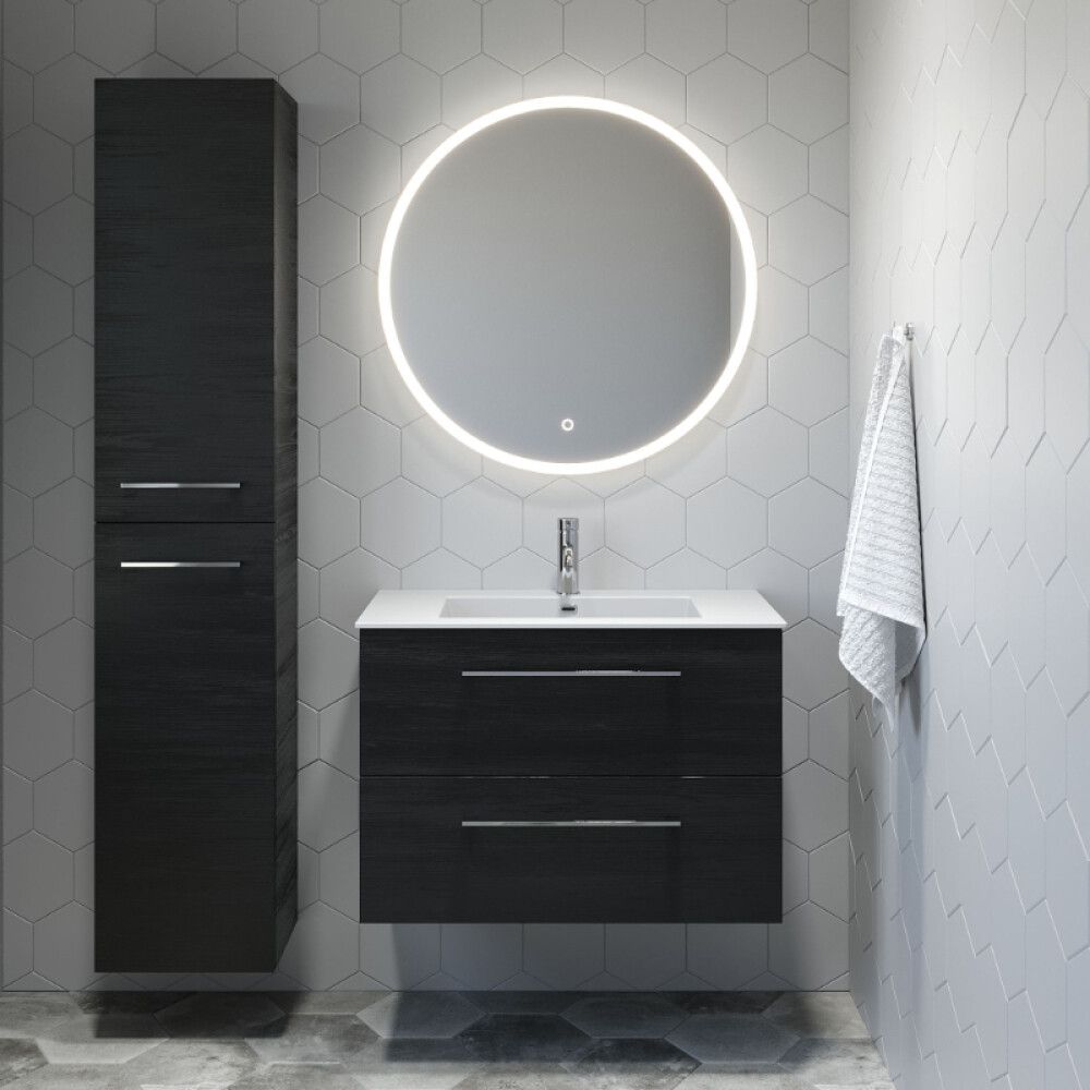 Háskápur 35x175x30 cm Svanholm svört