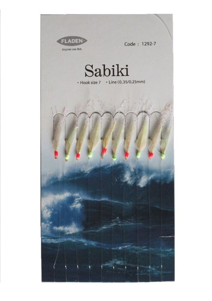 Önglar str.7 Fladen Fishing Sabiki 10stk