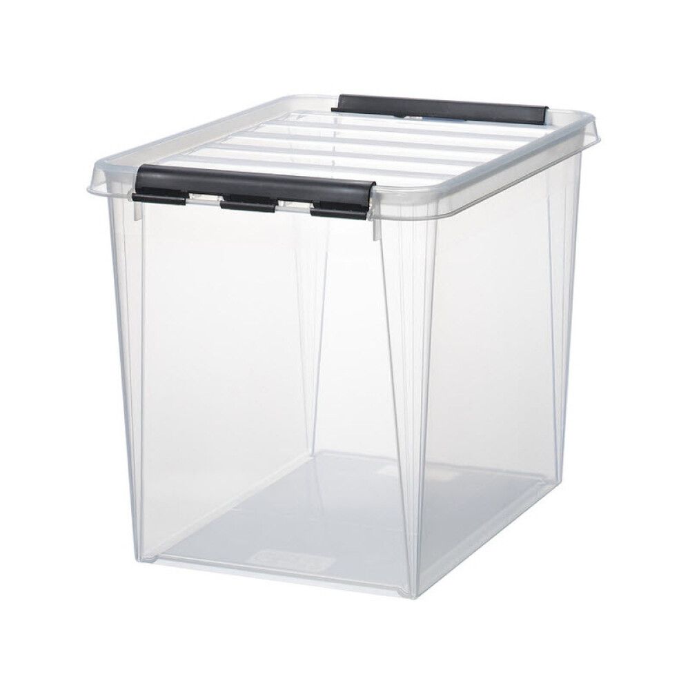 Plastkassi með loki 25L SmartStore Classic 16 glær