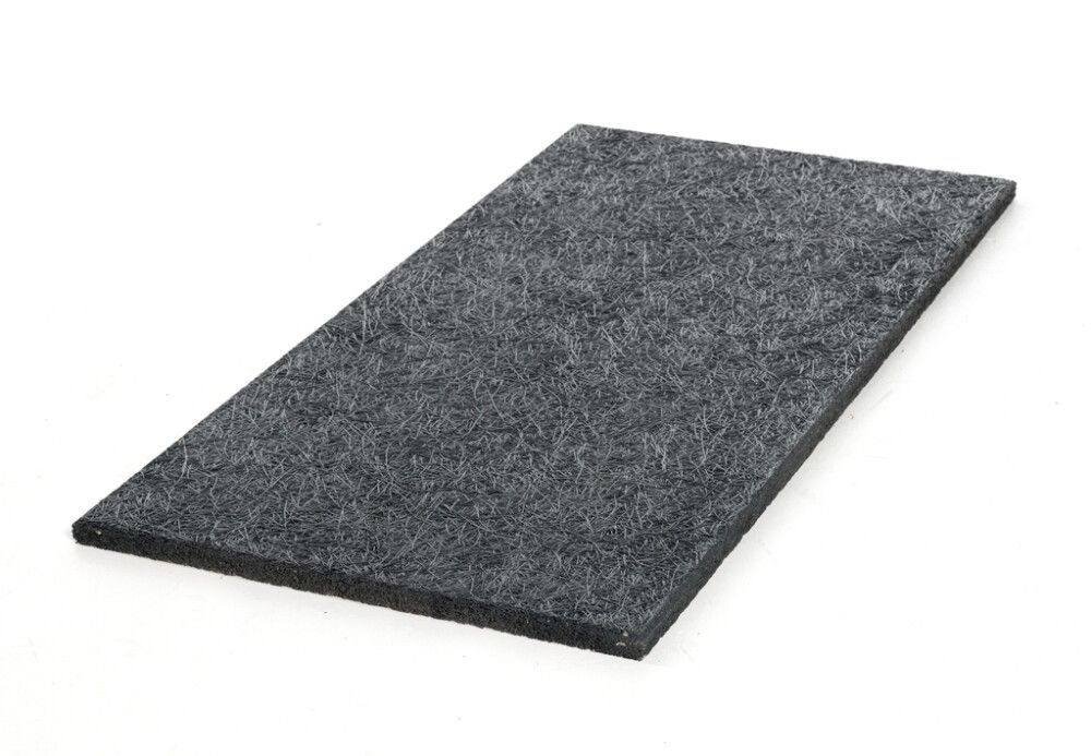 Trefjaplata Riffluð 60x120x2,5 svört DP Acoustics