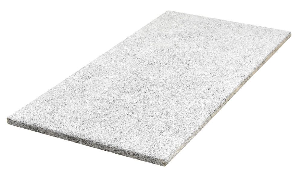 Trefjaplata Riffluð 60x120x2,5 hvít DP Acoustics