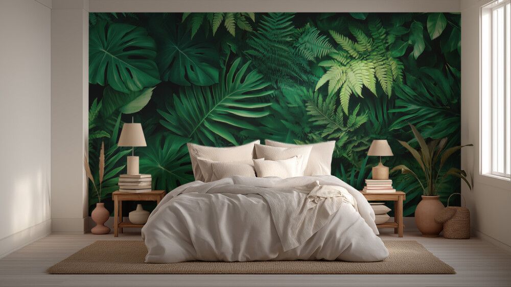 Hljóðvistarmynd plöntur 3600x2420x20 mm InEx