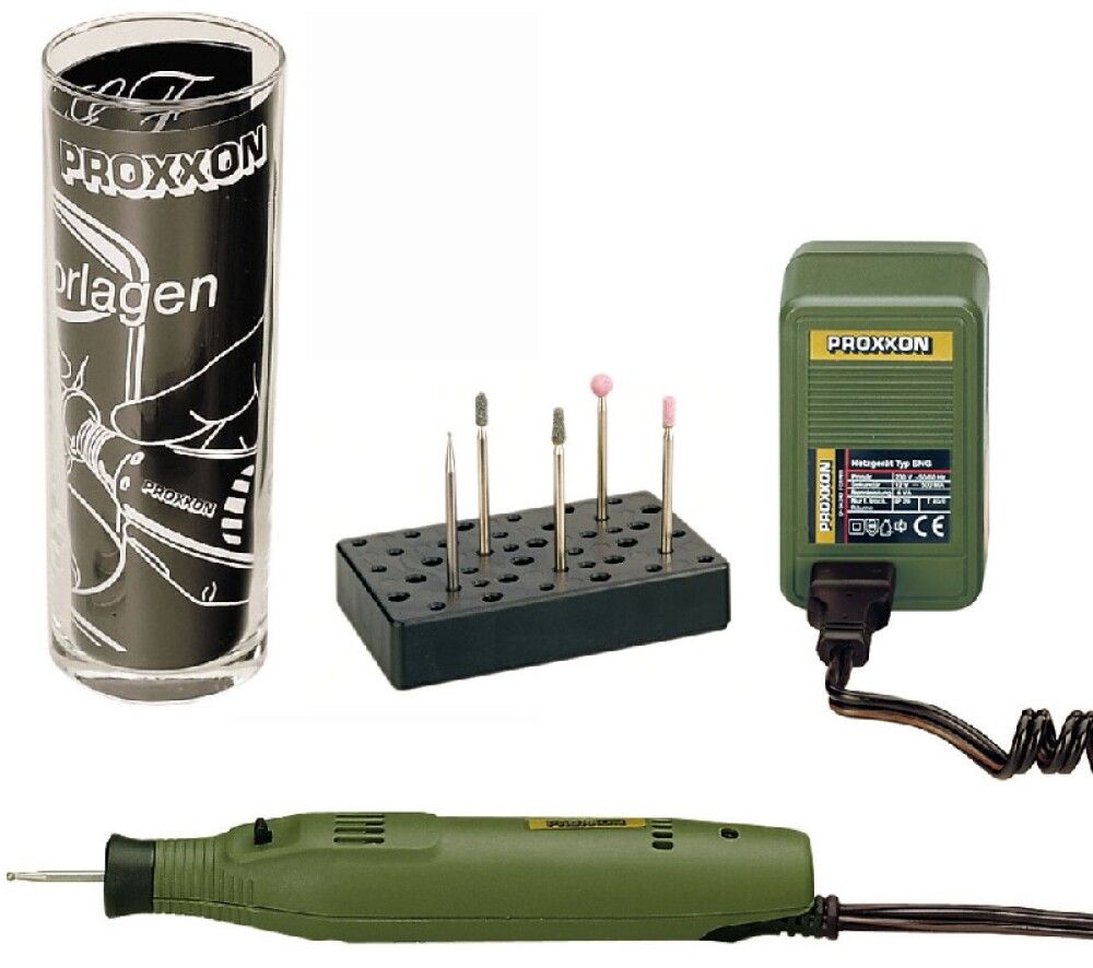 Grafsett fyrir gler Proxxon