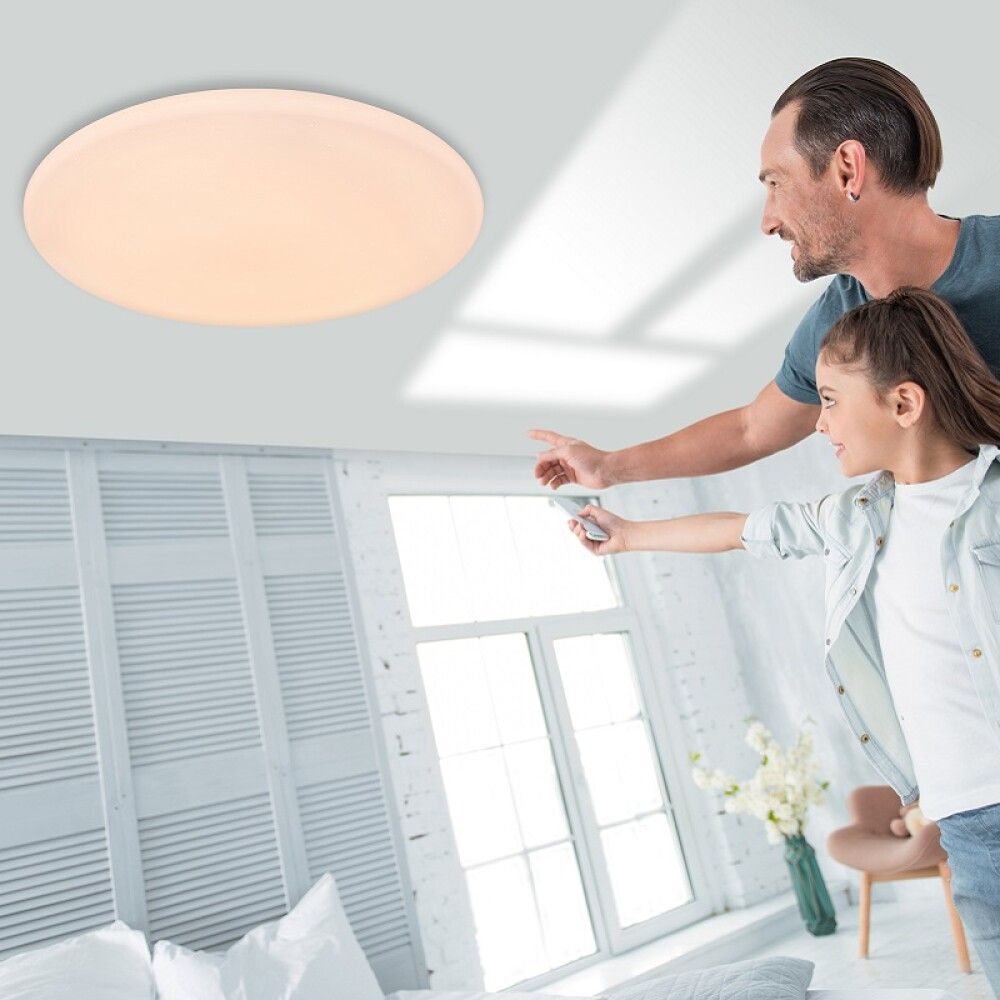 Loftljós LED RGB 50W Ø70 cm 