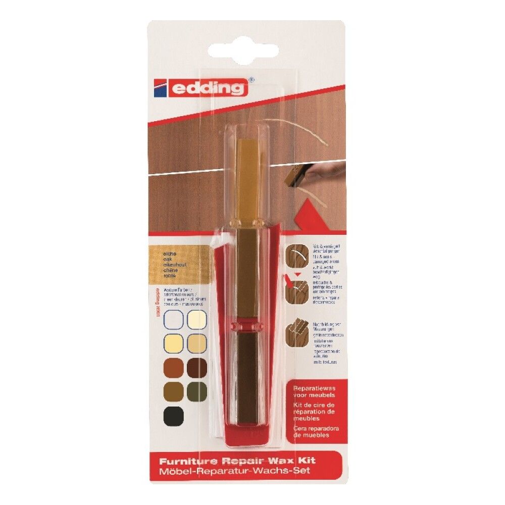 Tréfyllir vax Edding 8901/3/603 eik