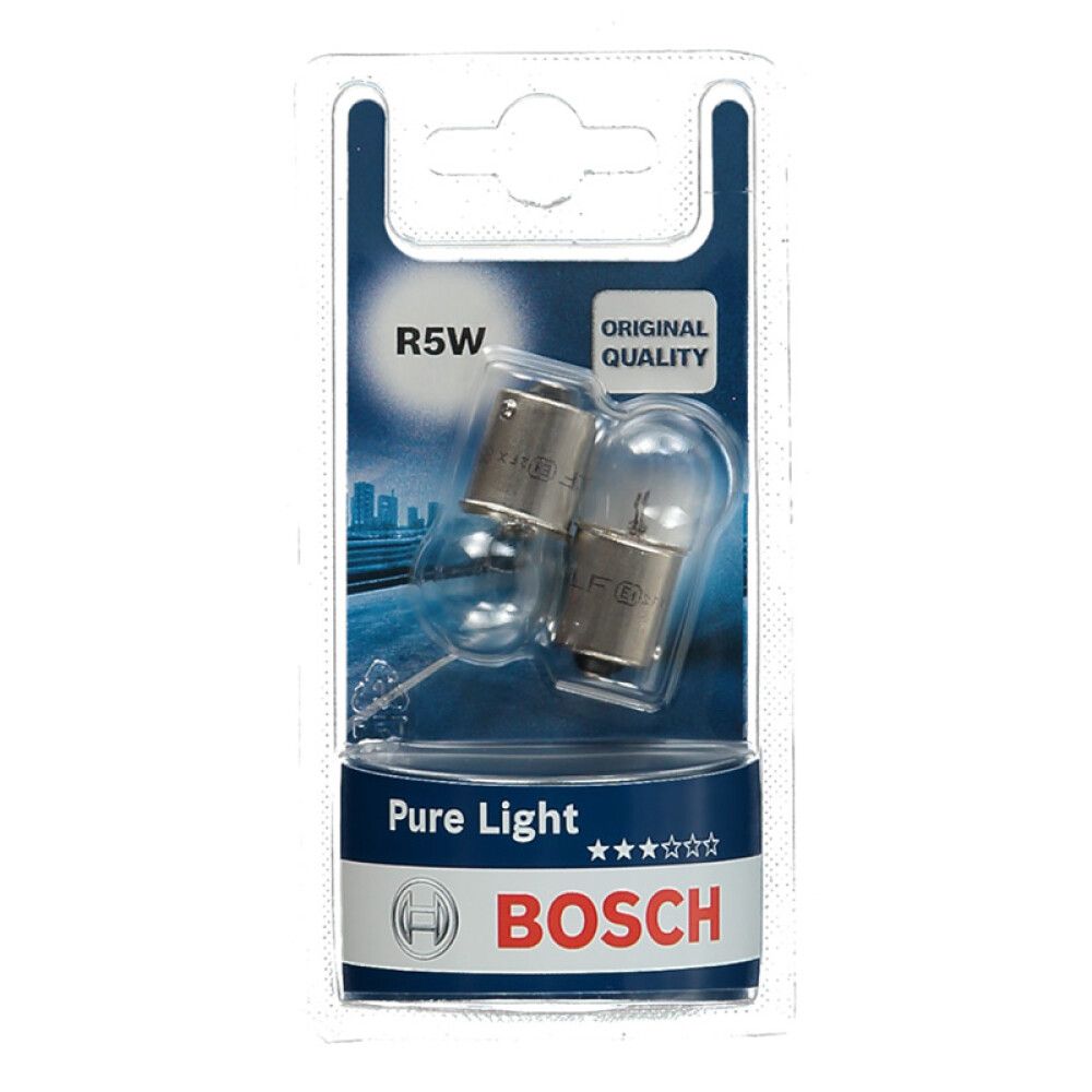 Bílaljósapera 5W 12V R5W Bosch Pure Light 2stk