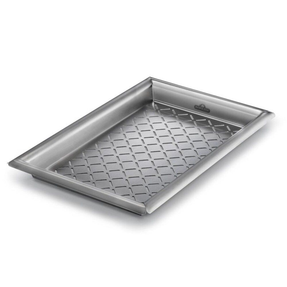 Grillbakki ryðfrítt stál 46x30cm Napoleon