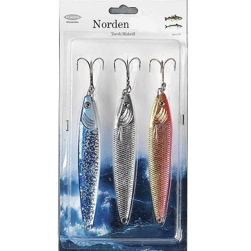 Spúnar 100g 3 stk Fladen Fishing