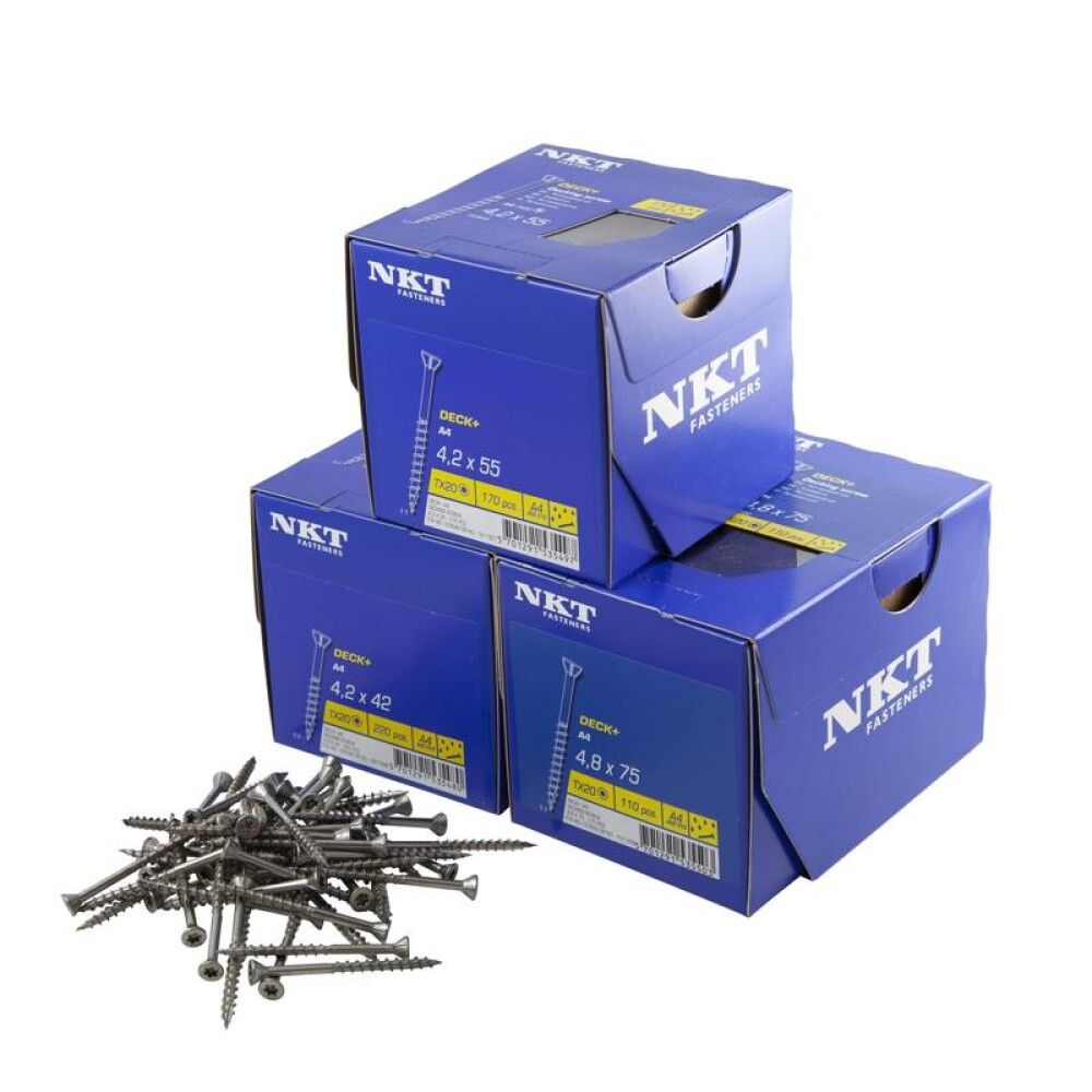 Pallaskrúfa A4 Torx 4,2x55mm NKT