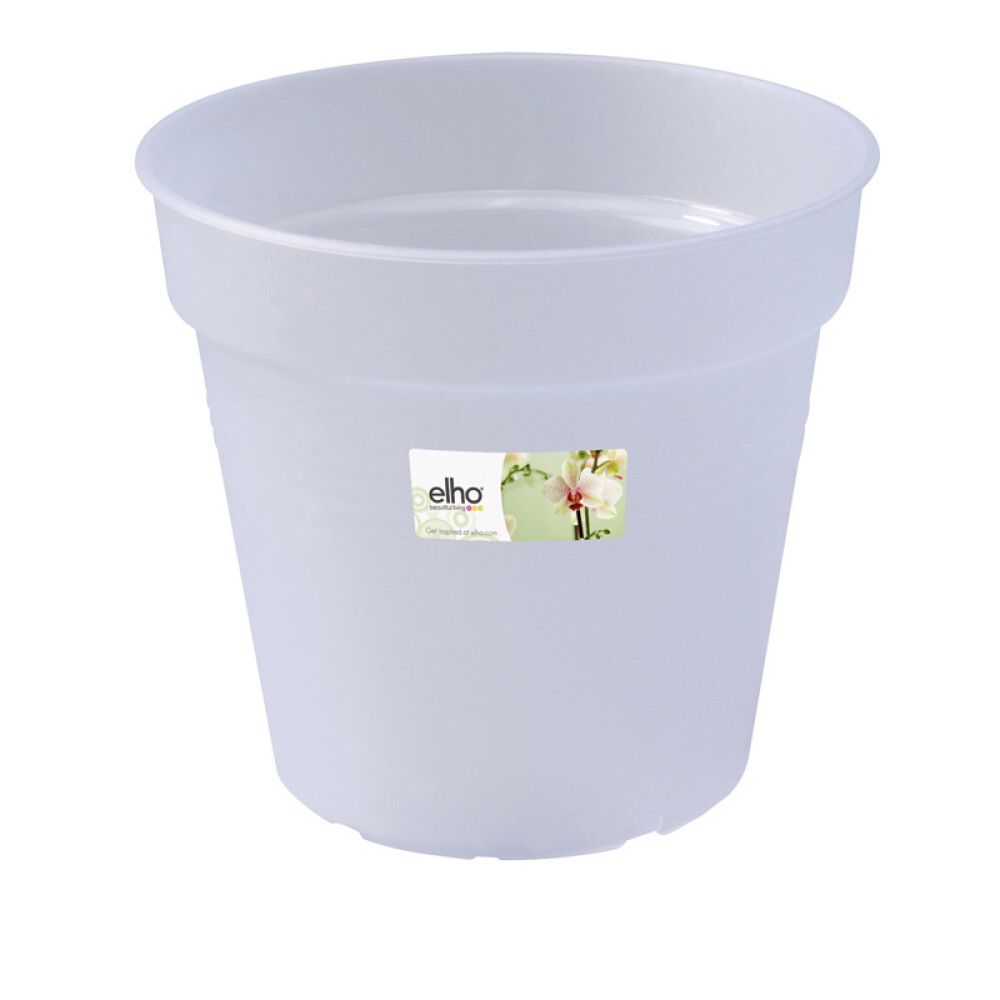 Orkideupottur Green Basics Orchid Ø15cm matt hvítur