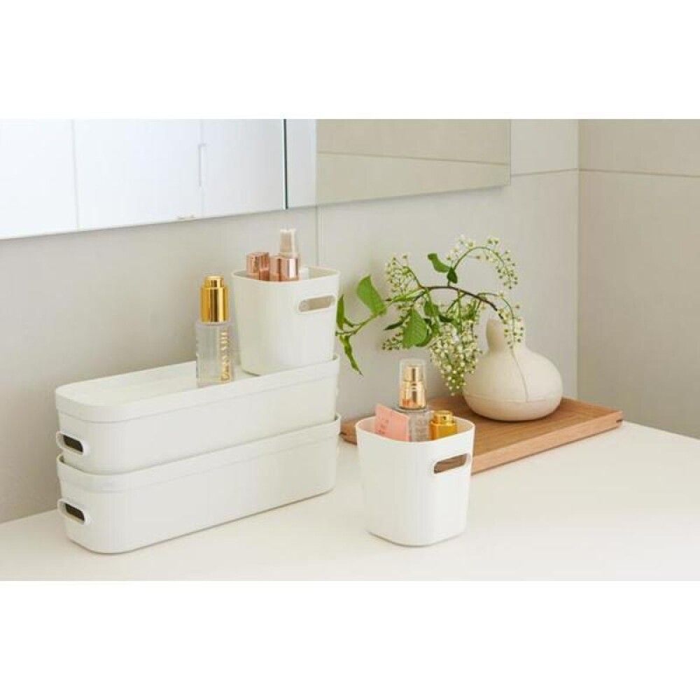 Plastkassi 0,6L SmartStore Compact mini hvítur