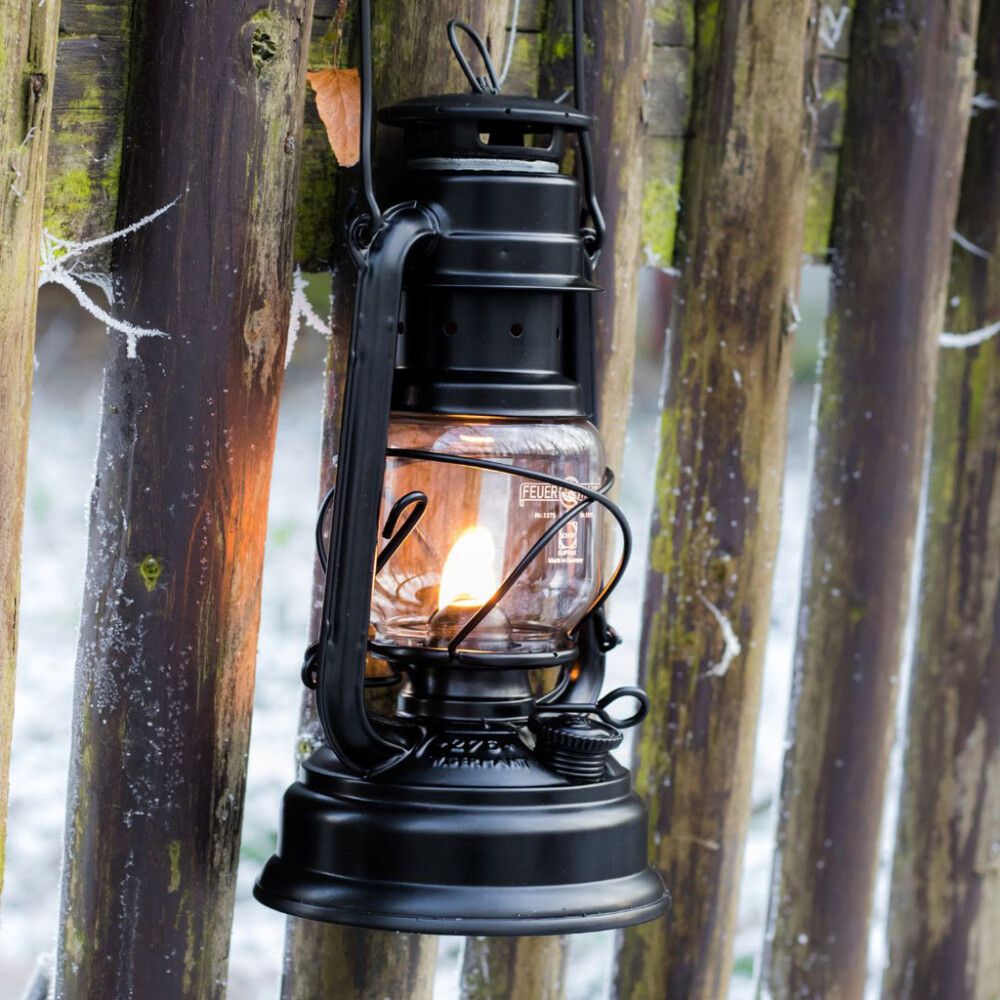 Olíulampi Hurricane 276 Feuerhand matt svartur