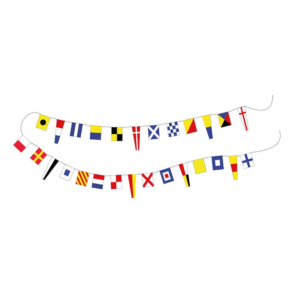 Merkjafánar 18/30cm 11m 36 fánar Adela