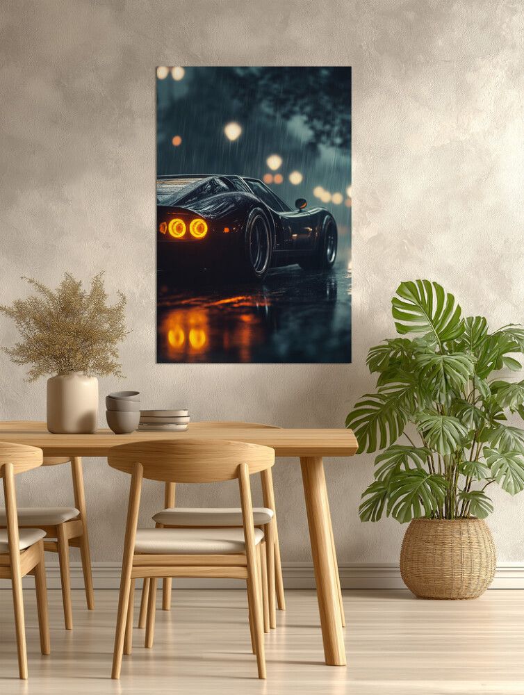 Hljóðvistarmynd sportbíll 800x1220x20 mm InEx