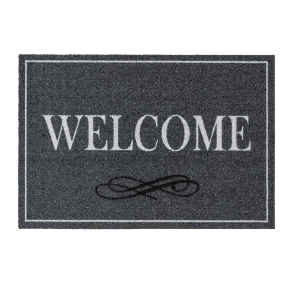 Dyramotta 60x40 cm Welcome grá