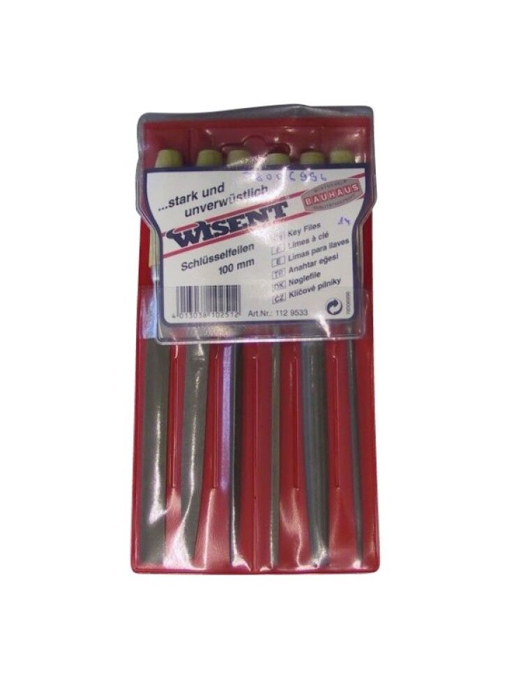 Þjalir 100mm Winsent 6stk