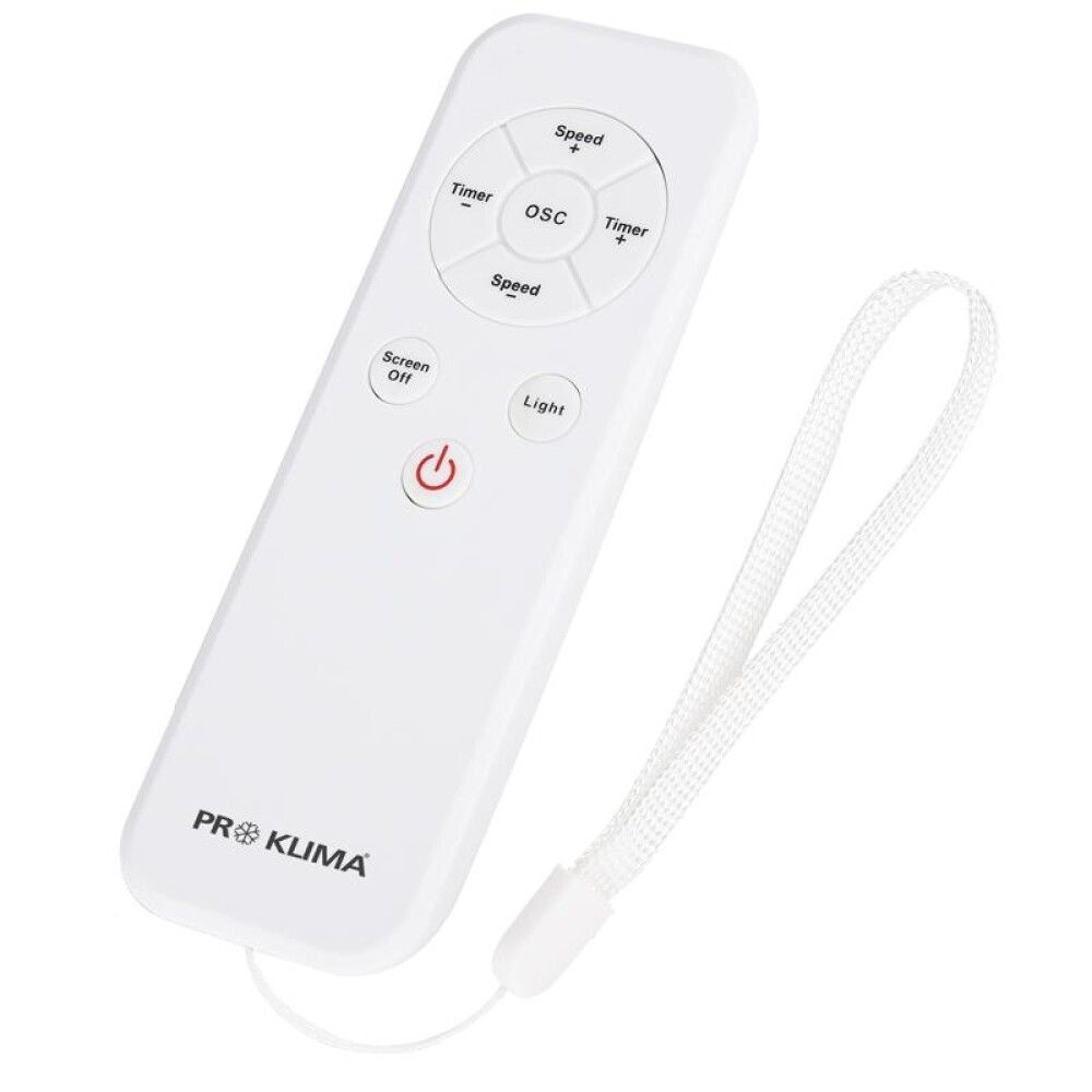 Turnvifta 80 cm með fjarstýringu Proklima hvít