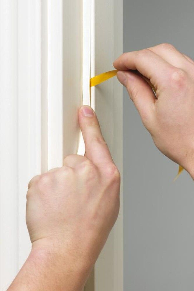 Þéttilisti fyrir hurðarkarm 5,1m Swedoor hvítur