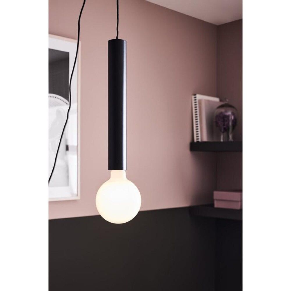 Hangandi ljós E27 Sencillo 3,5 m svart