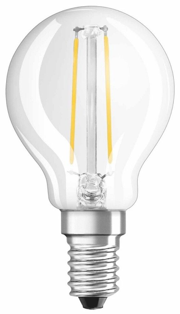 Ljósapera LED E14 2700K Osram 2,5W Ø45 mm