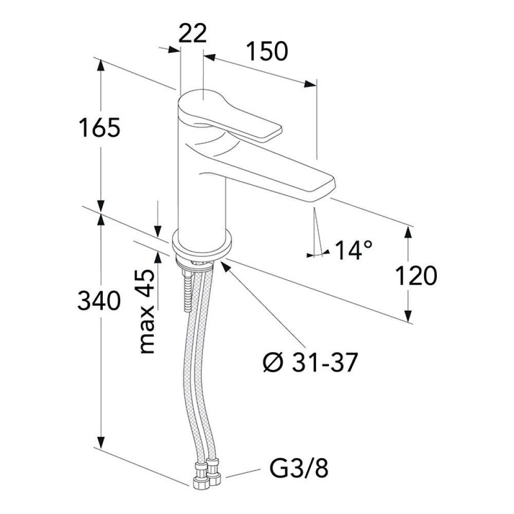 Handlaugartæki Gustavsberg Epic króm