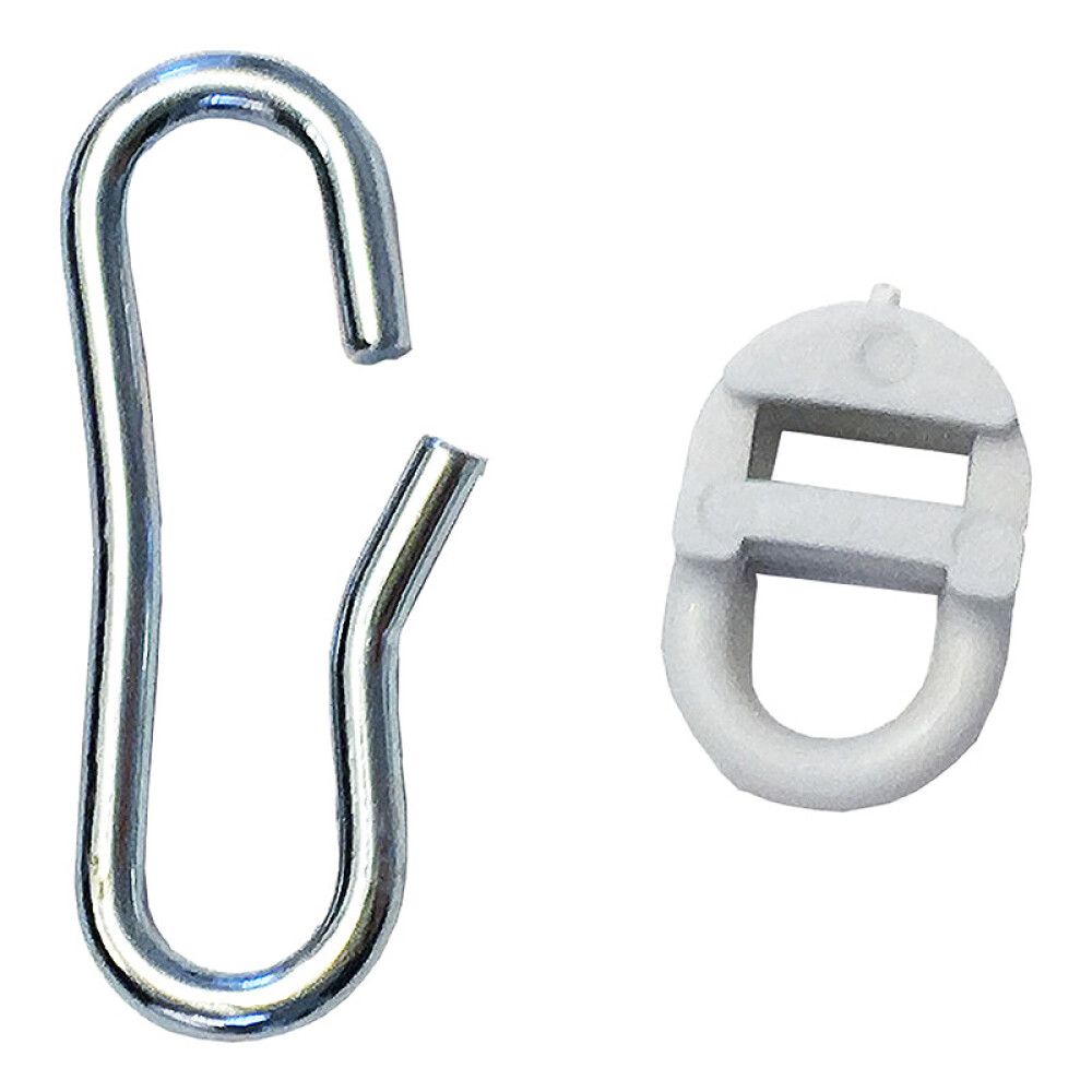 Stöng fyrir sturtuhengi Debel hvít