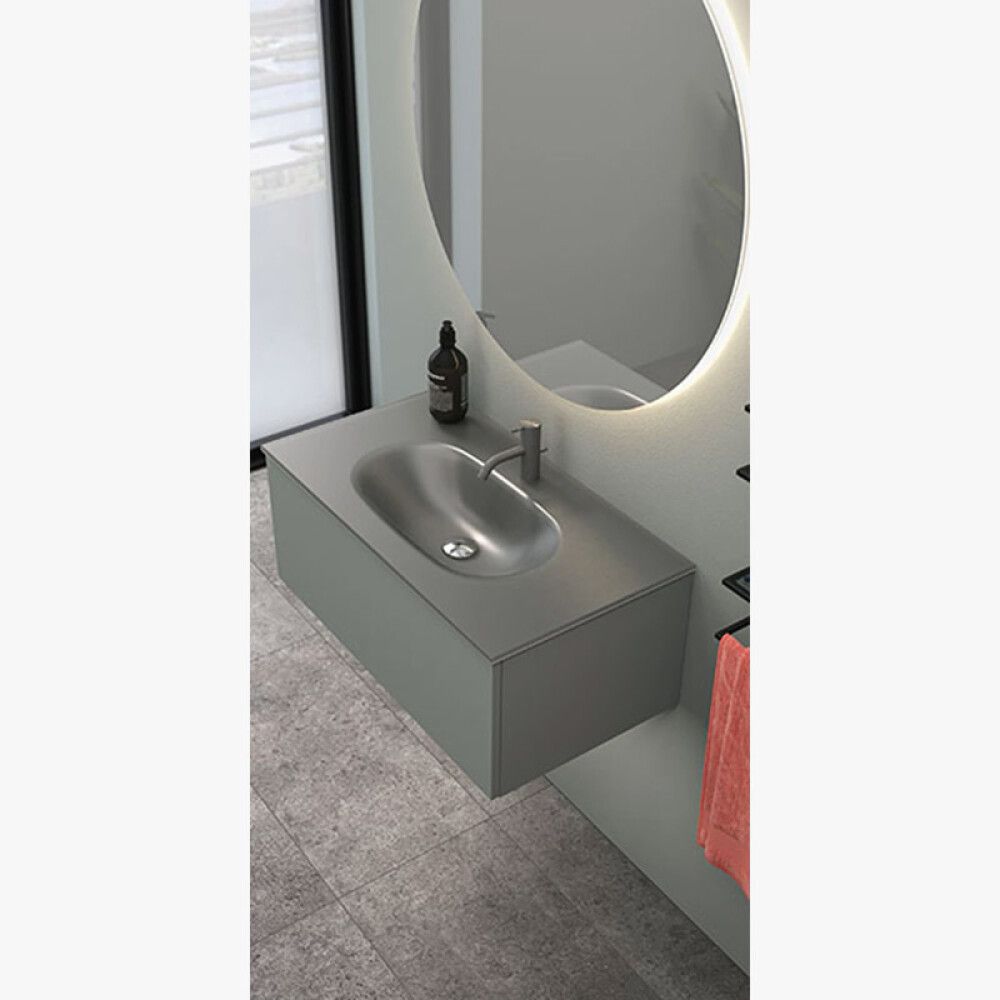 Spegill LED Ø90cm Corona