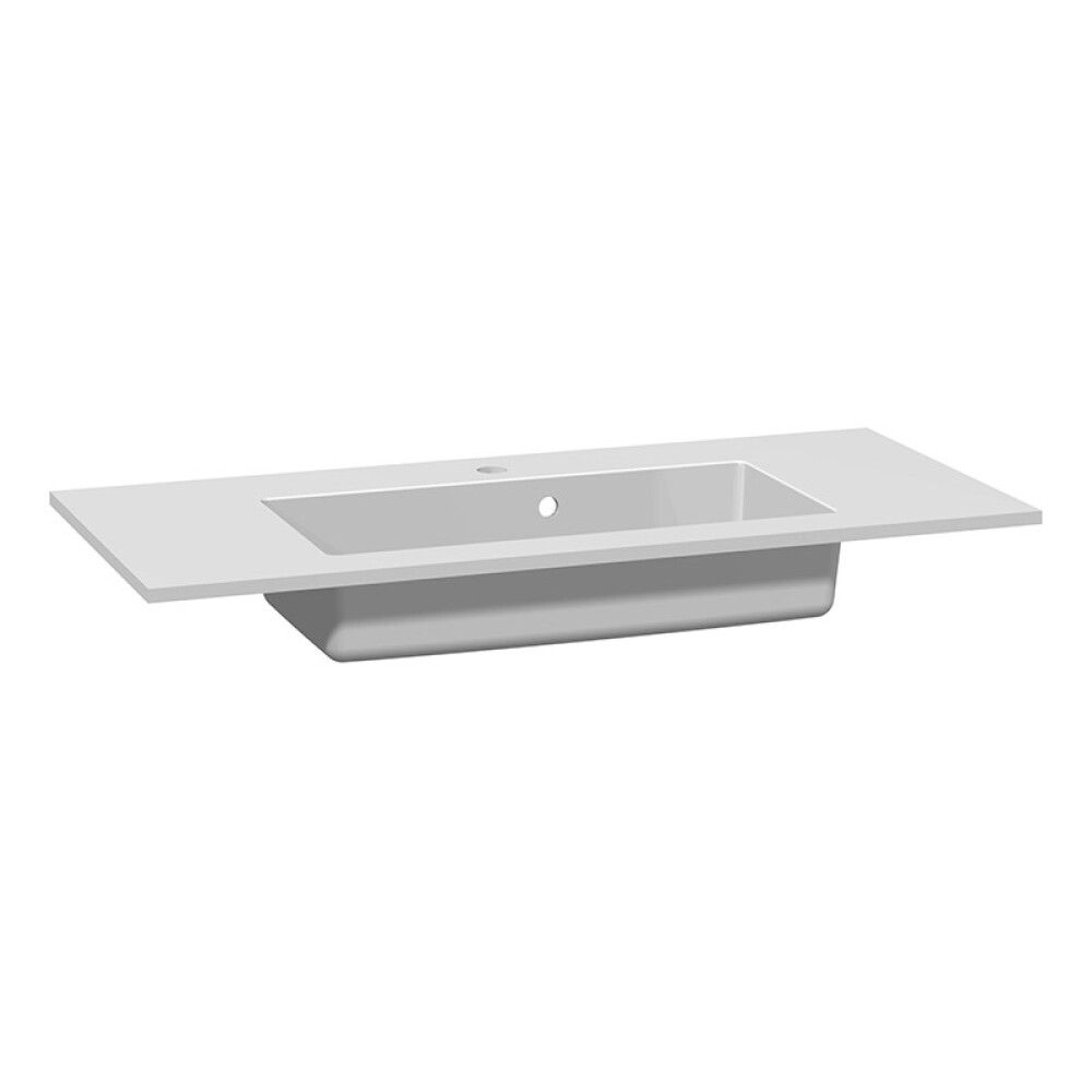 Handlaug 120,2x45,5cm Micca matt hvít