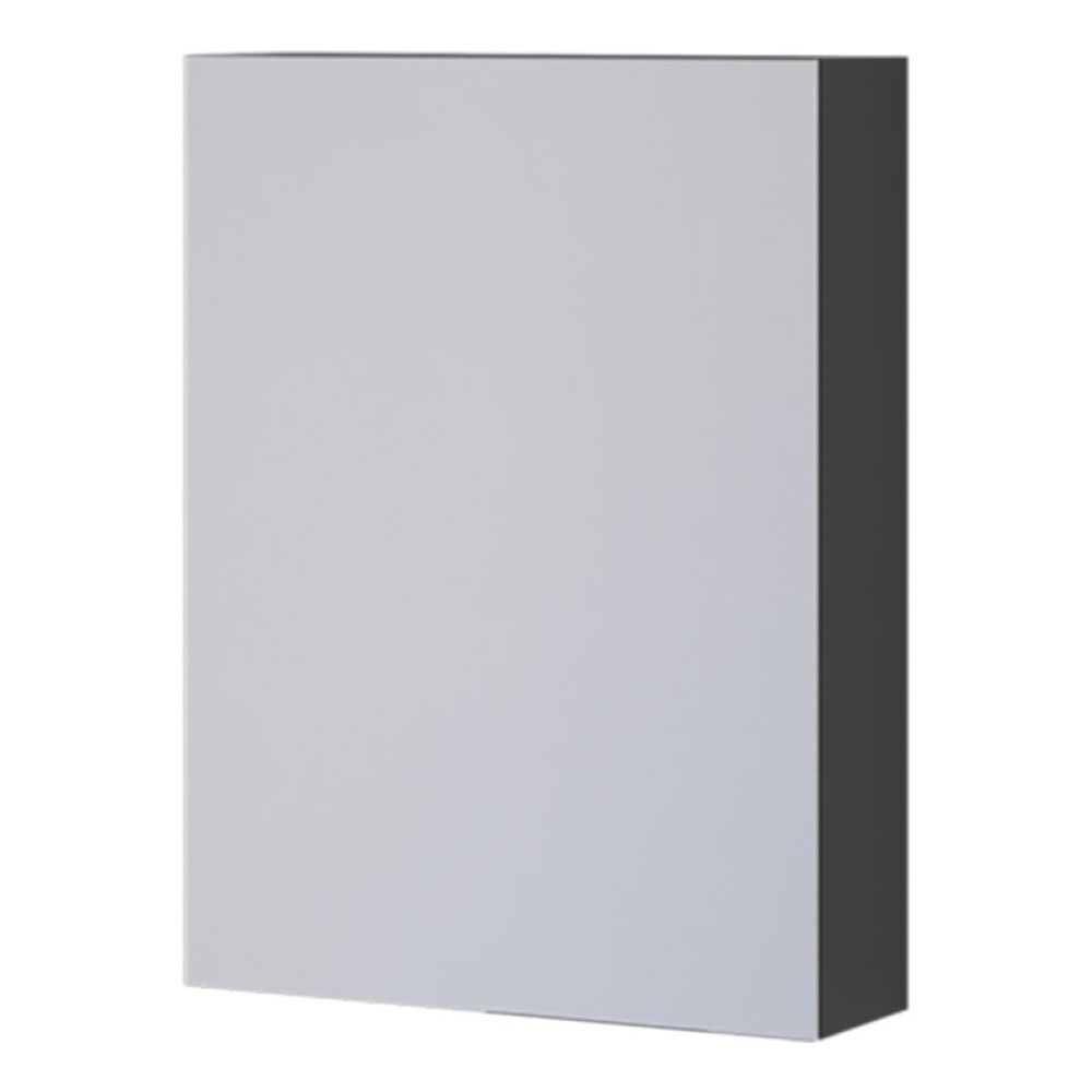 Speglaskápur koksgrár 50x65 Svanholm