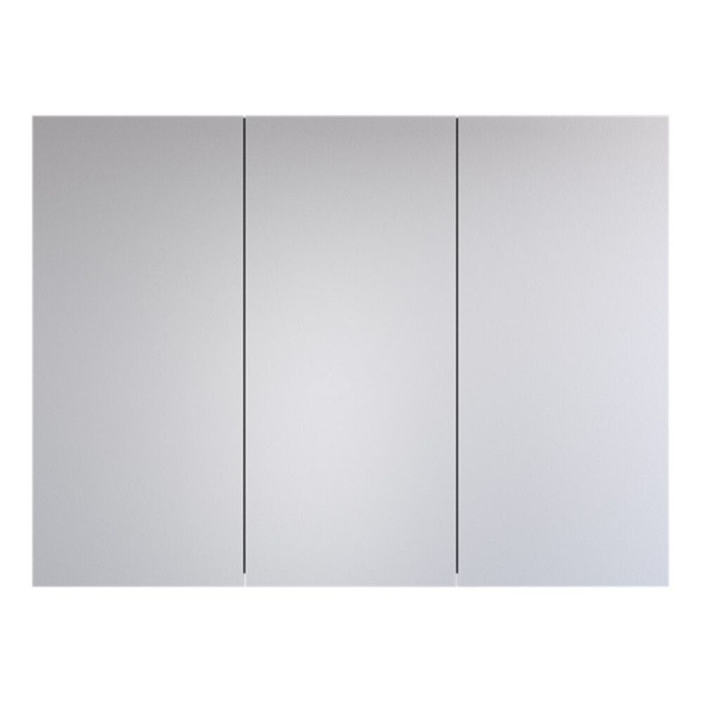 Speglaskápur grár viður 90x65 Svanholm