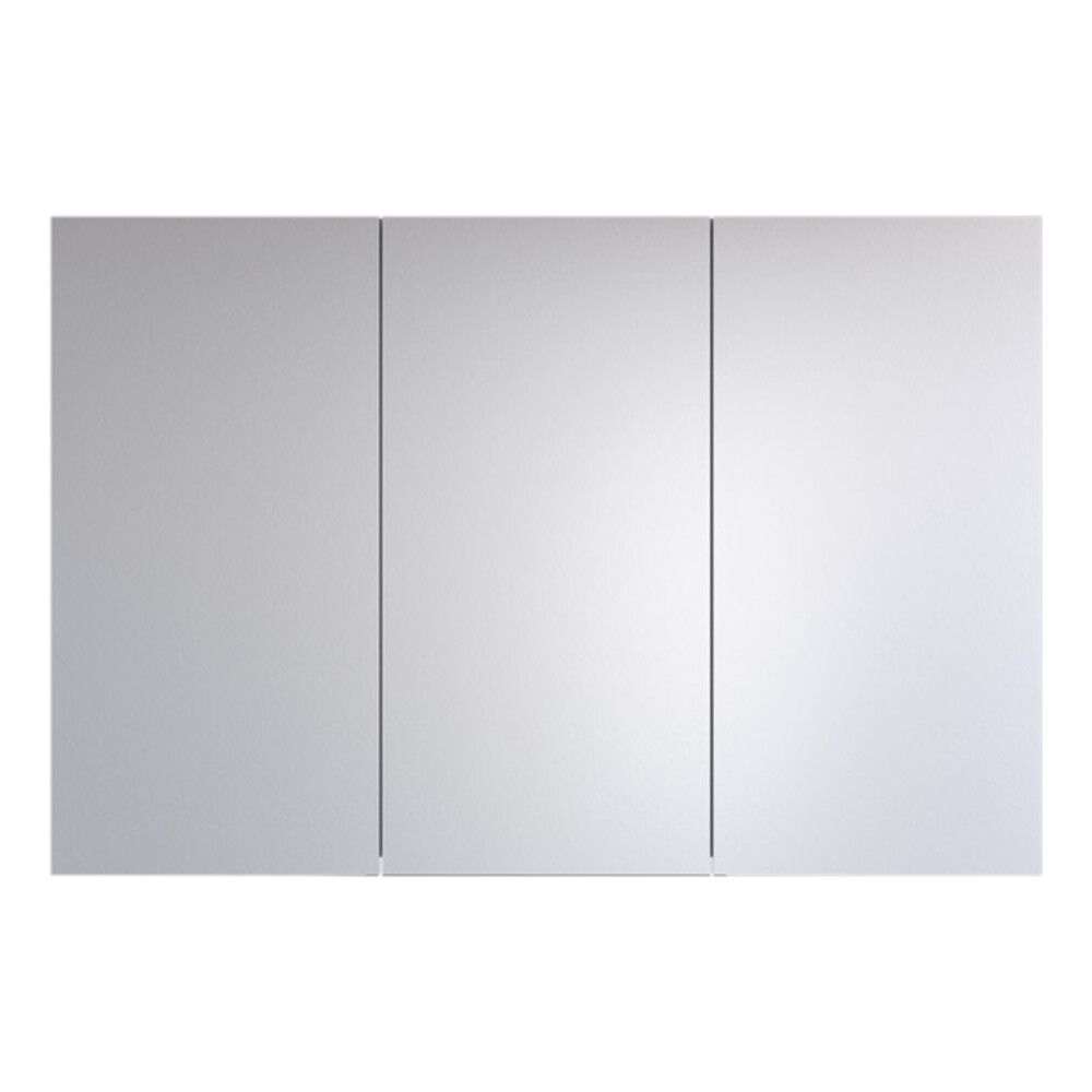 Speglaskápur matt hvítur 100x65 Svanholm