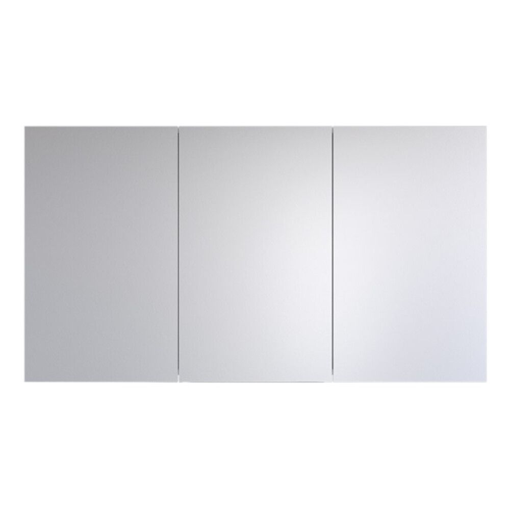 Speglaskápur svartur viður 120x65 Svanholm