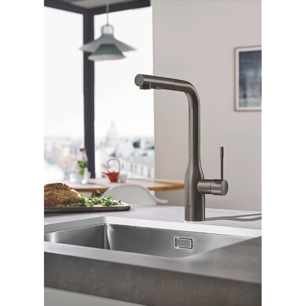 Eldhústæki Grohe Essence 30270 L burstað grafít