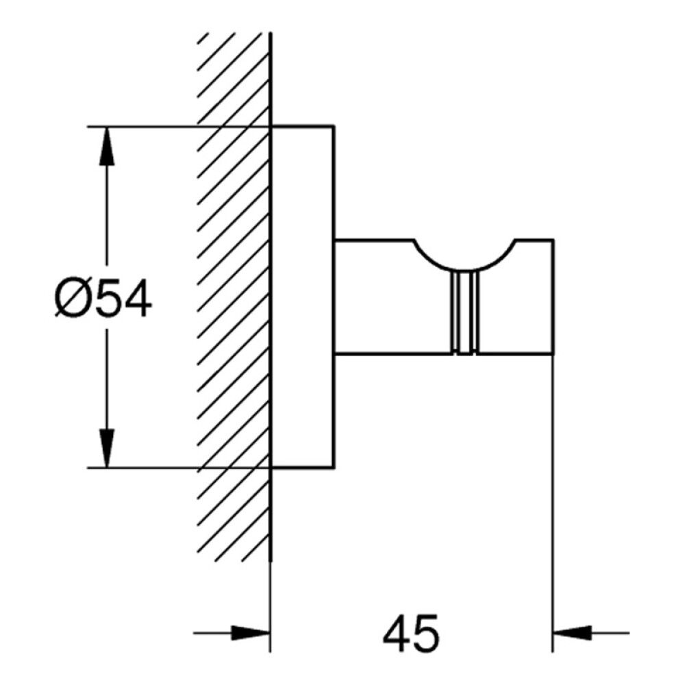 Snagi Grohe Essentials burstað messing