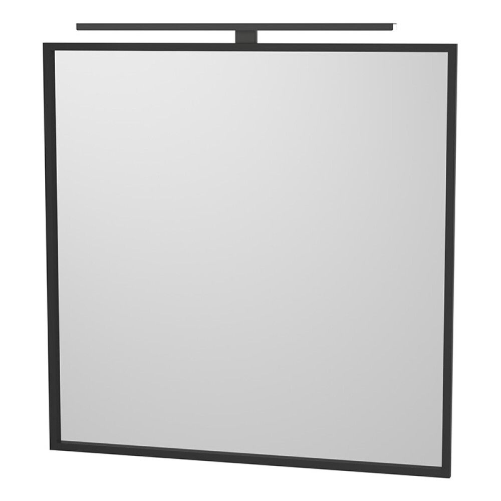 Spegill svartur rammi 80x80 Skärgård