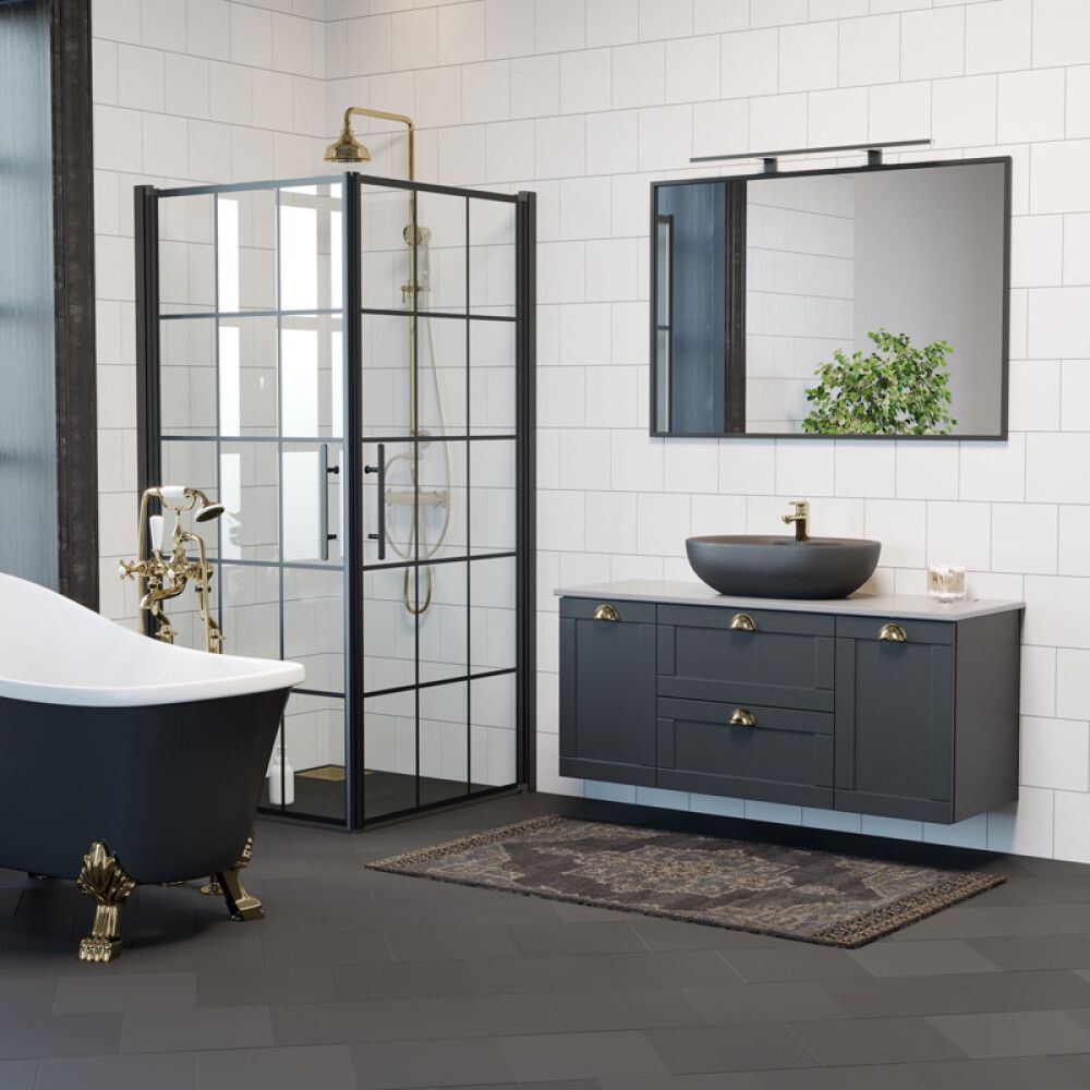 Spegill gylltur rammi 120x80 Skärgård