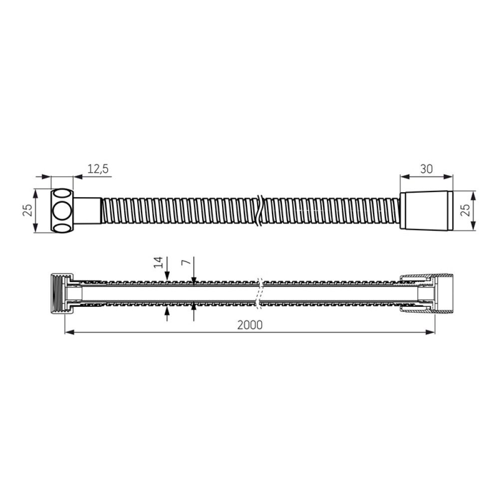 Barki 200 cm Camargue Samsø króm
