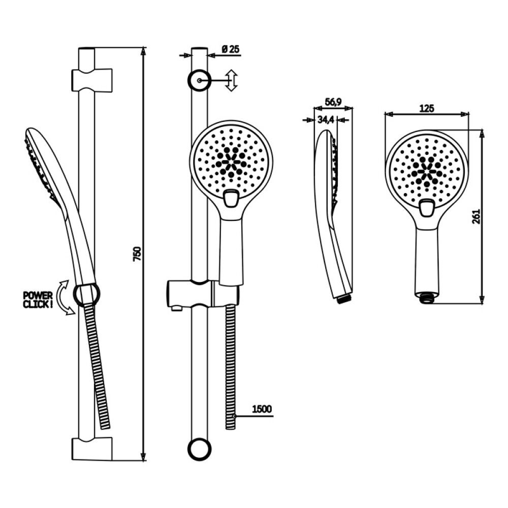Handsturta og veggvesting Camargue Samsø Marielyst